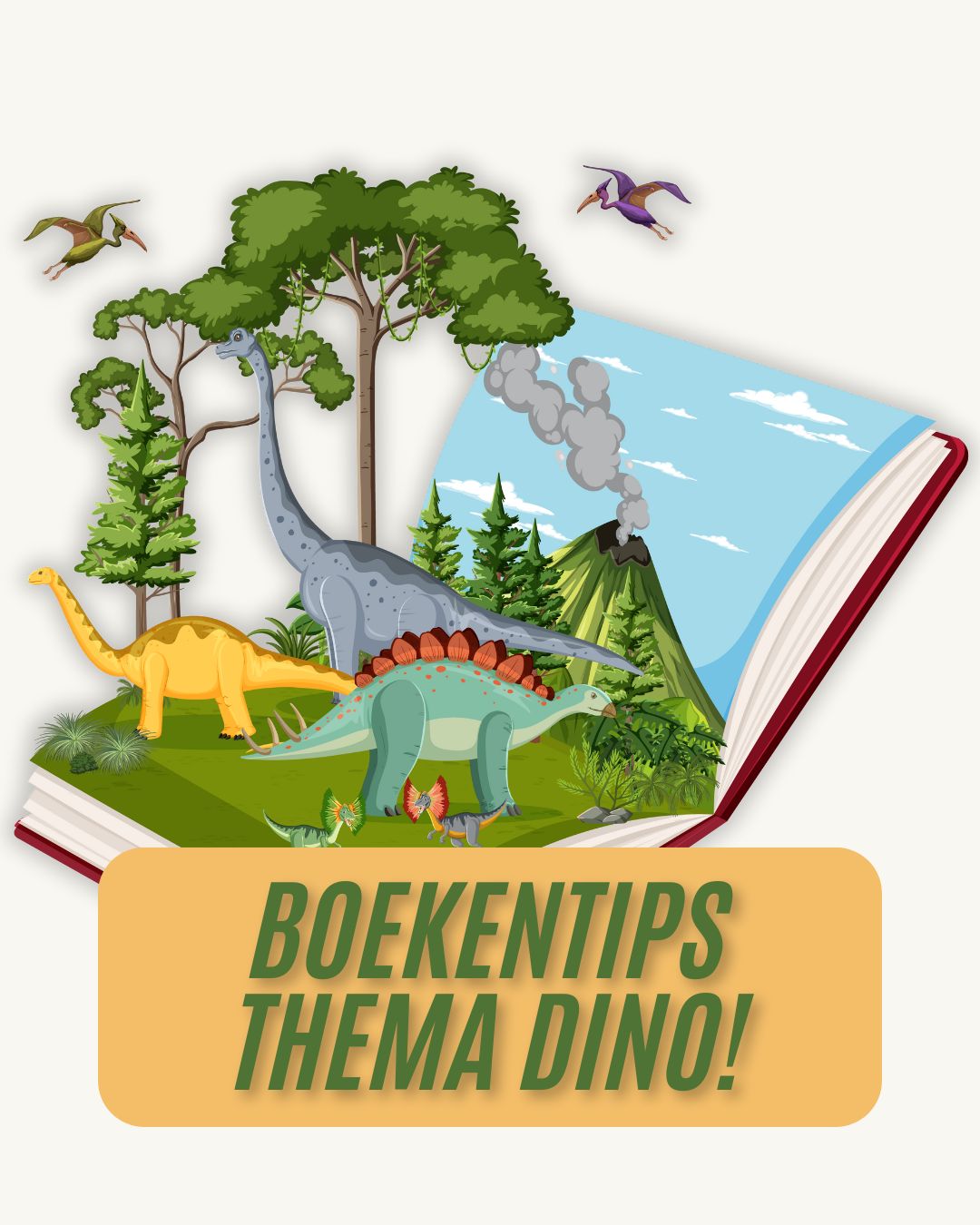Boekentips thema dino!