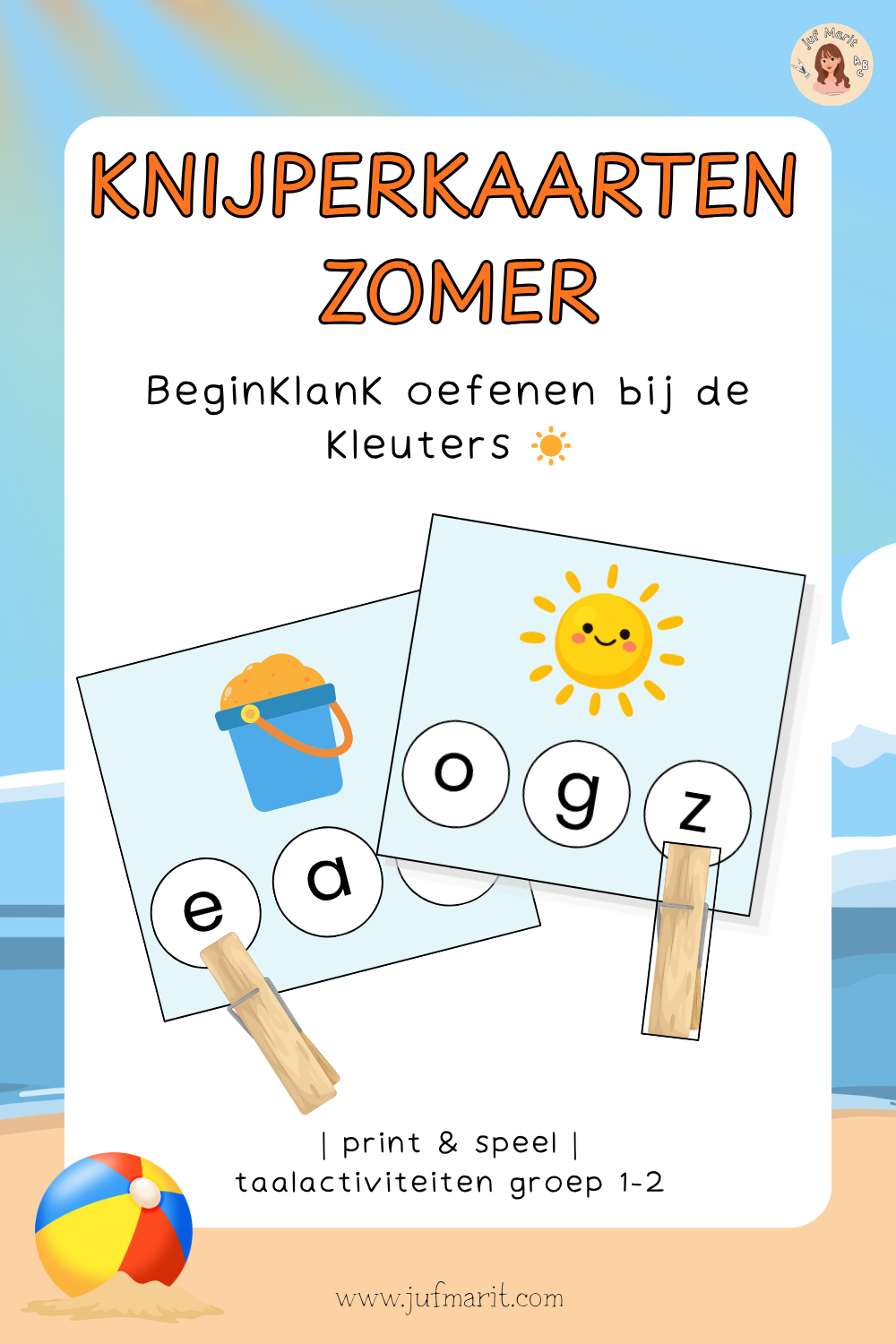 Kortingsactie: Spellenpakket Zomer voor kleuters ☀️